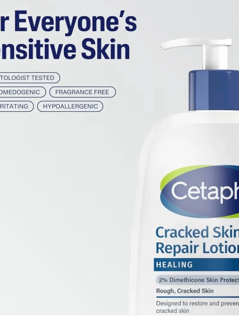 CETAPHIL Cracked Skin Repair Lotion 16 oz ~ Restore Rough & Cracked Skin ~ New